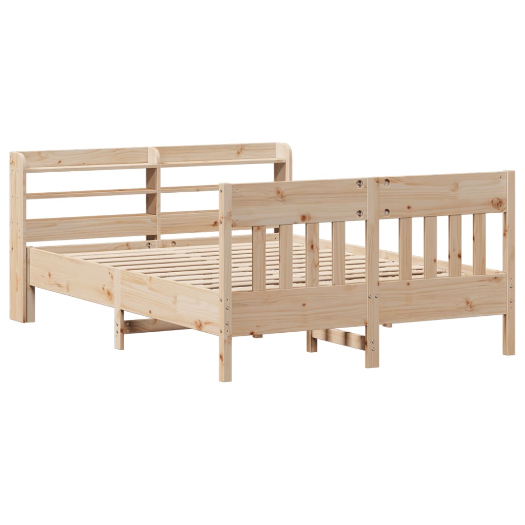 Bedframe zonder matras massief grenenhout 150x200 cm is nu te koop bij PeponiXL, paradijselijk wonen!