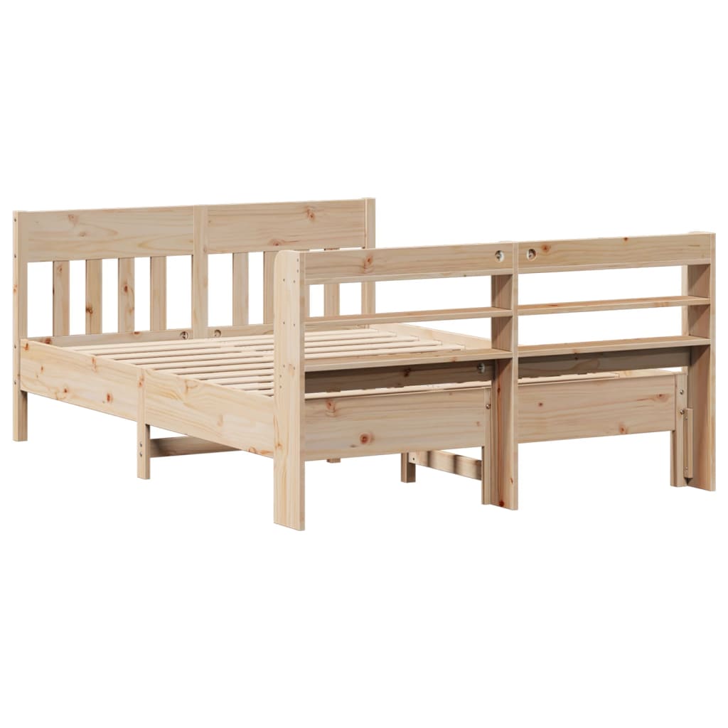 Bedframe zonder matras massief grenenhout 120x200 cm is nu te koop bij PeponiXL, paradijselijk wonen!