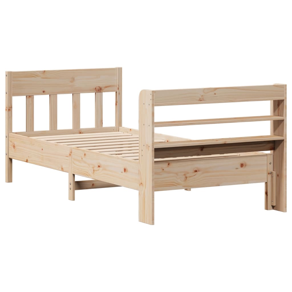 Bedframe zonder matras massief grenenhout 90x200 cm is nu te koop bij PeponiXL, paradijselijk wonen!