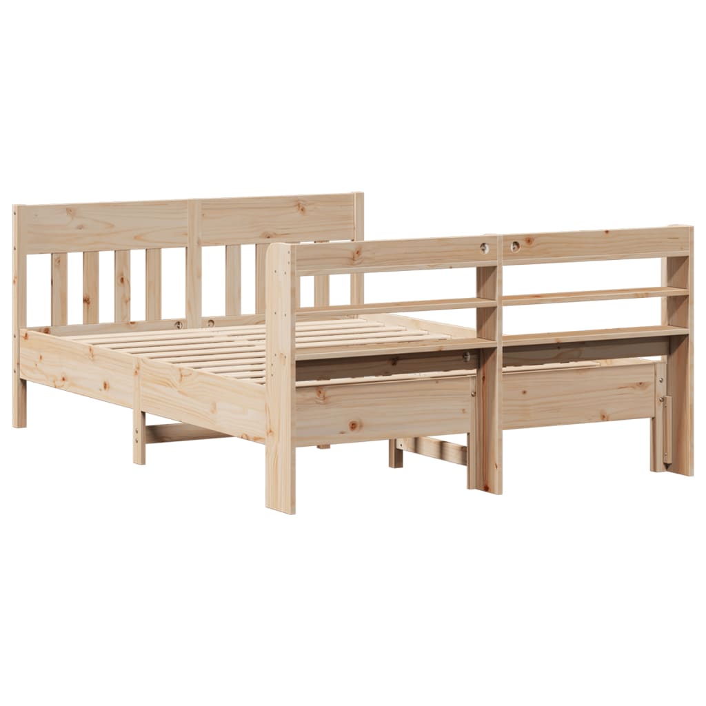 Bedframe zonder matras massief grenenhout 120x190 cm is nu te koop bij PeponiXL, paradijselijk wonen!