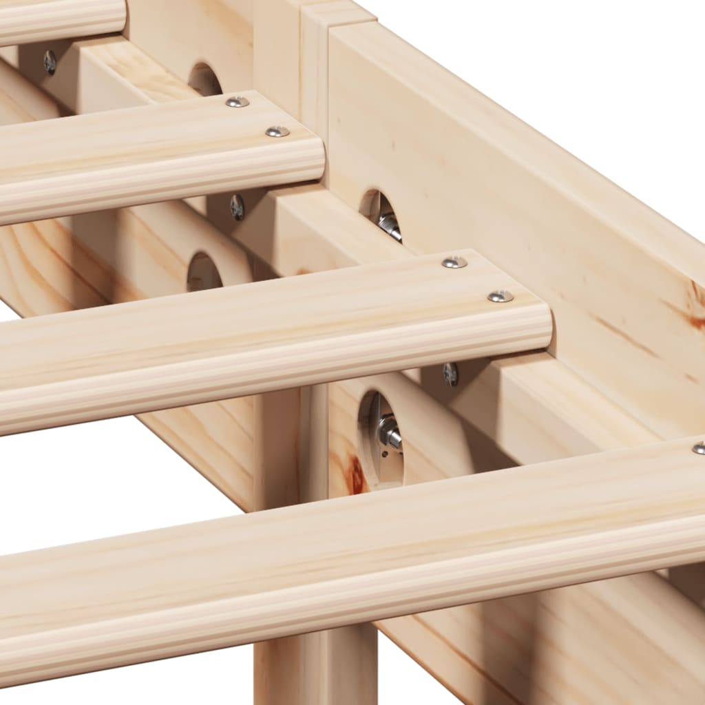 Bedframe zonder matras massief grenenhout 90x190 cm is nu te koop bij PeponiXL, paradijselijk wonen!