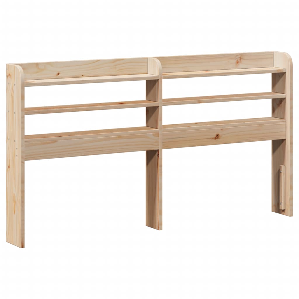 Bedframe met hoofdbord massief grenenhout 160x200 cm is nu te koop bij PeponiXL, paradijselijk wonen!