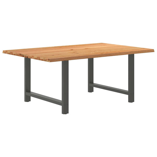Eettafel rechthoekig 180x120x74 cm massief eikenhout lichtbruin is nu te koop bij PeponiXL, paradijselijk wonen!