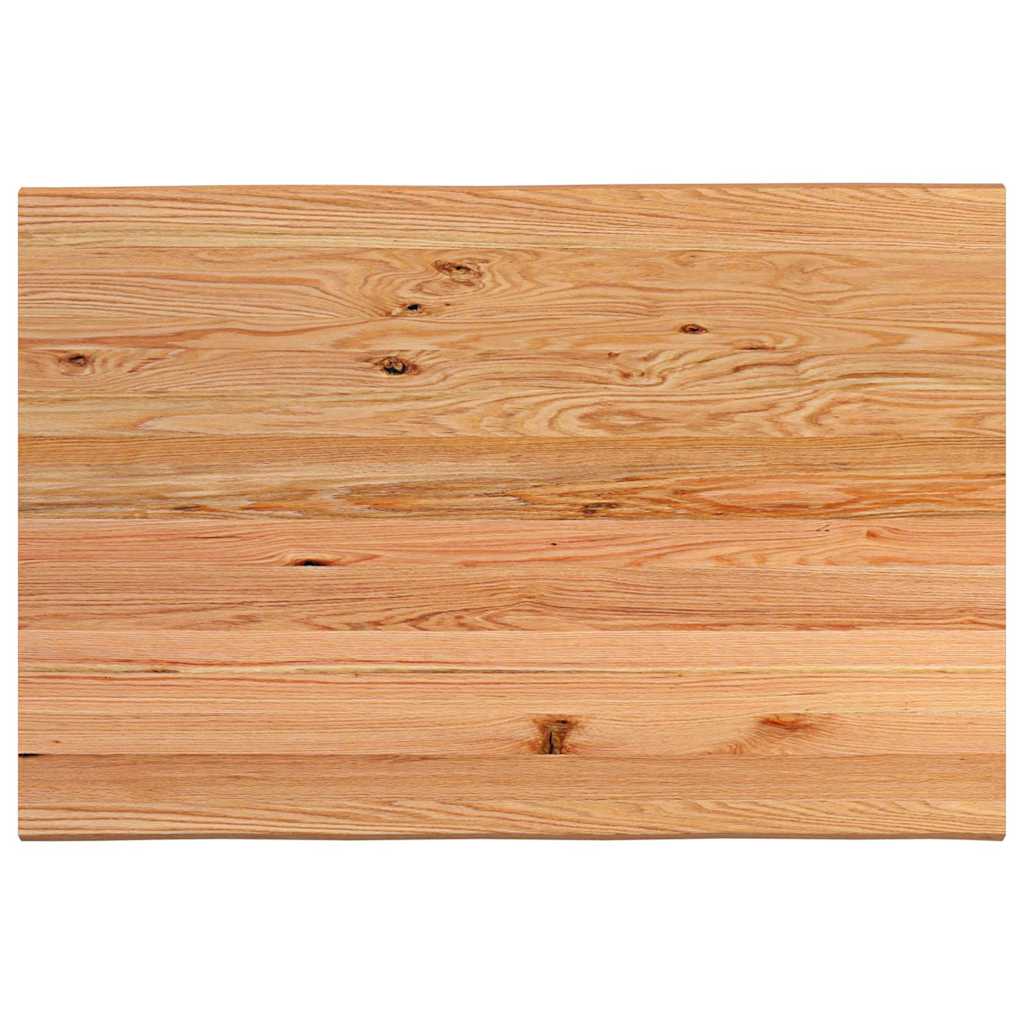 Eettafel rechthoekig 180x120x74 cm massief eikenhout lichtbruin is nu te koop bij PeponiXL, paradijselijk wonen!