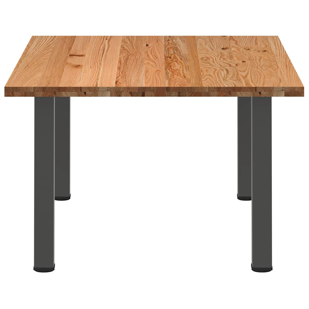 Eettafel rechthoekig 180x120x74 cm massief eikenhout lichtbruin is nu te koop bij PeponiXL, paradijselijk wonen!