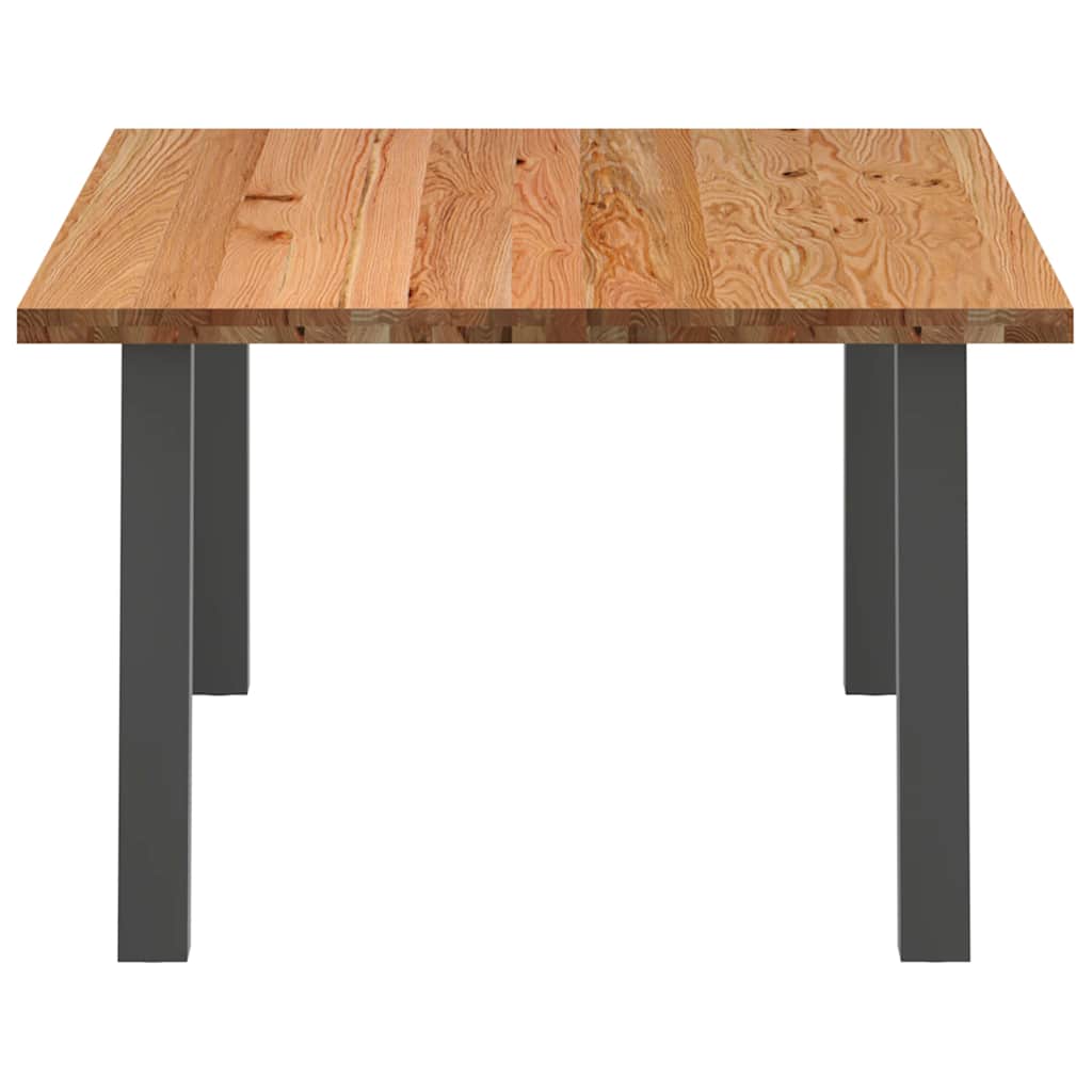 Eettafel rechthoekig 180x120x74 cm massief eikenhout lichtbruin is nu te koop bij PeponiXL, paradijselijk wonen!