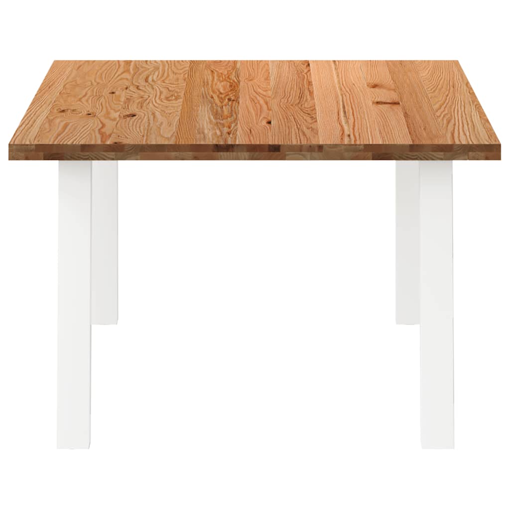 Eettafel rechthoekig 180x120x74 cm massief eikenhout lichtbruin is nu te koop bij PeponiXL, paradijselijk wonen!
