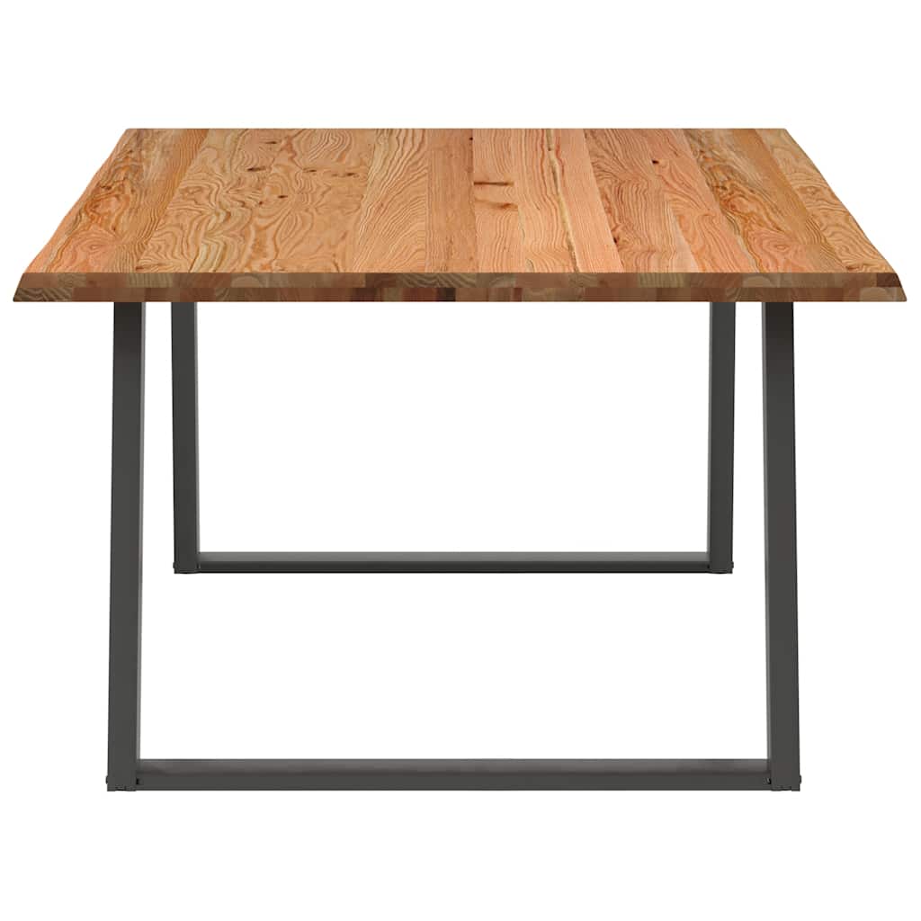 Eettafel 180x120x74 cm massief eikenhout lichtbruin is nu te koop bij PeponiXL, paradijselijk wonen!