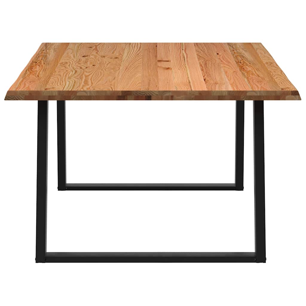 Eettafel 180x120x74 cm massief eikenhout lichtbruin is nu te koop bij PeponiXL, paradijselijk wonen!