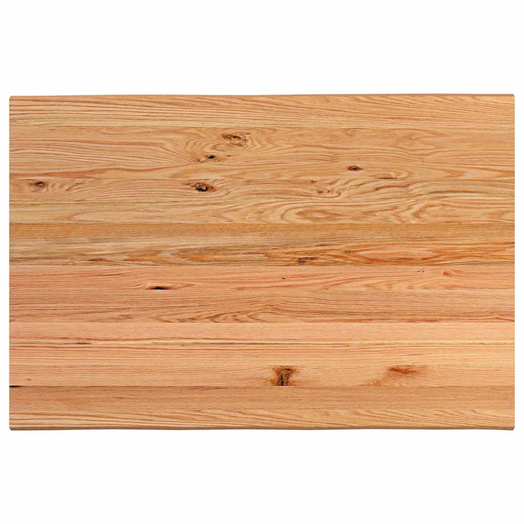 Eettafel met natuurlijke rand 180x120x74 cm massief eikenhout is nu te koop bij PeponiXL, paradijselijk wonen!