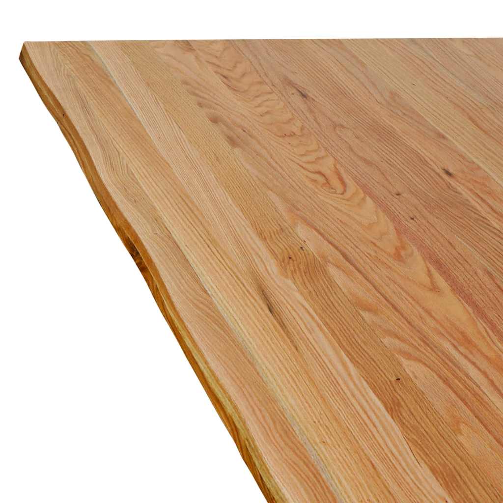Eettafel met natuurlijke rand 180x120x74cm eikenhout lichtbruin is nu te koop bij PeponiXL, paradijselijk wonen!