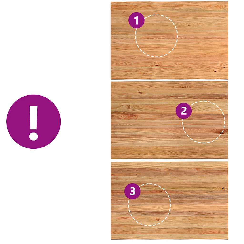 Eettafel met levende rand 180x120x74 cm massief eikenhout rechthoekig is nu te koop bij PeponiXL, paradijselijk wonen!