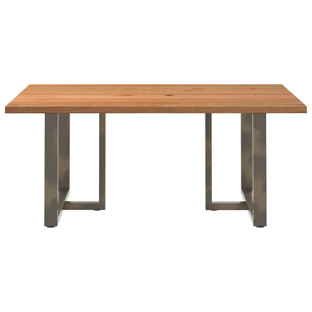 Eettafel met natuurlijke rand 180x120x74 cm massief eikenhout is nu te koop bij PeponiXL, paradijselijk wonen!