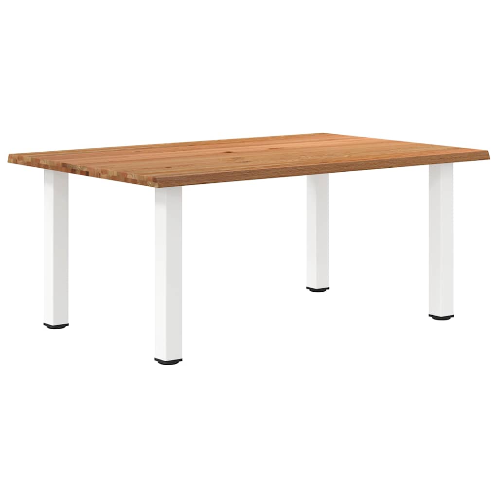 Eettafel met levende rand 180x120x74 cm massief eikenhout rechthoekig is nu te koop bij PeponiXL, paradijselijk wonen!