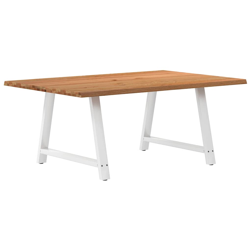 Eettafel met natuurlijke rand 180x120x74 cm massief eikenhout is nu te koop bij PeponiXL, paradijselijk wonen!