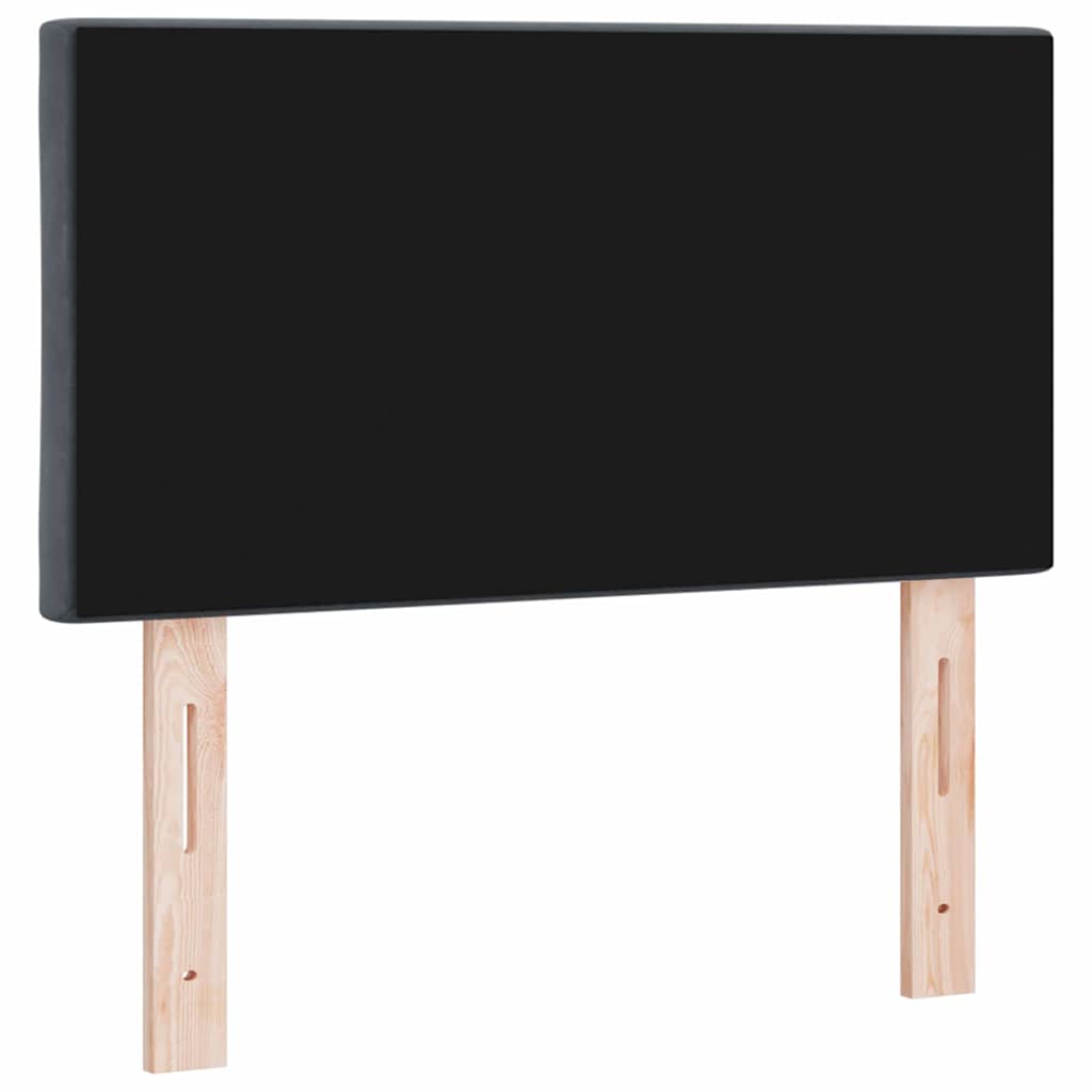LED Hoofdbord Donkergrijs 80 cm Fluweel is nu te koop bij PeponiXL, paradijselijk wonen!
