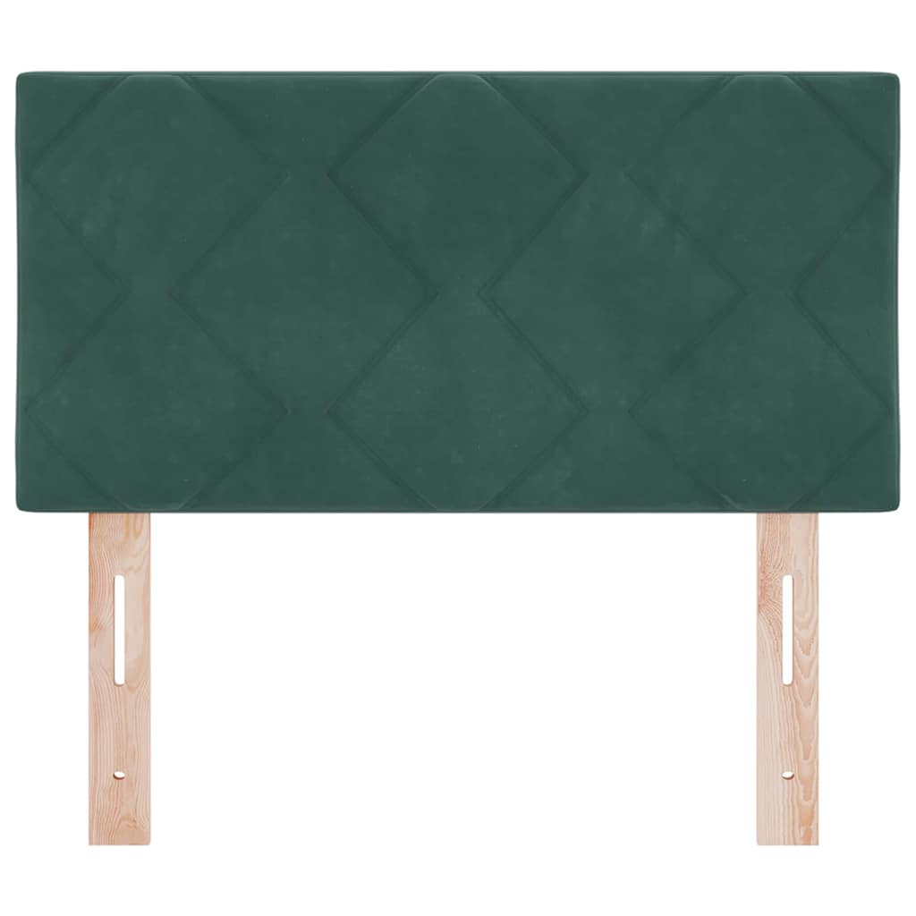 LED Hoofdbord Donkergroen 80 cm Fluweel is nu te koop bij PeponiXL, paradijselijk wonen!