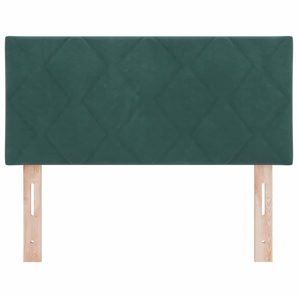 LED Hoofdbord Donkergroen 90 cm Fluweel is nu te koop bij PeponiXL, paradijselijk wonen!