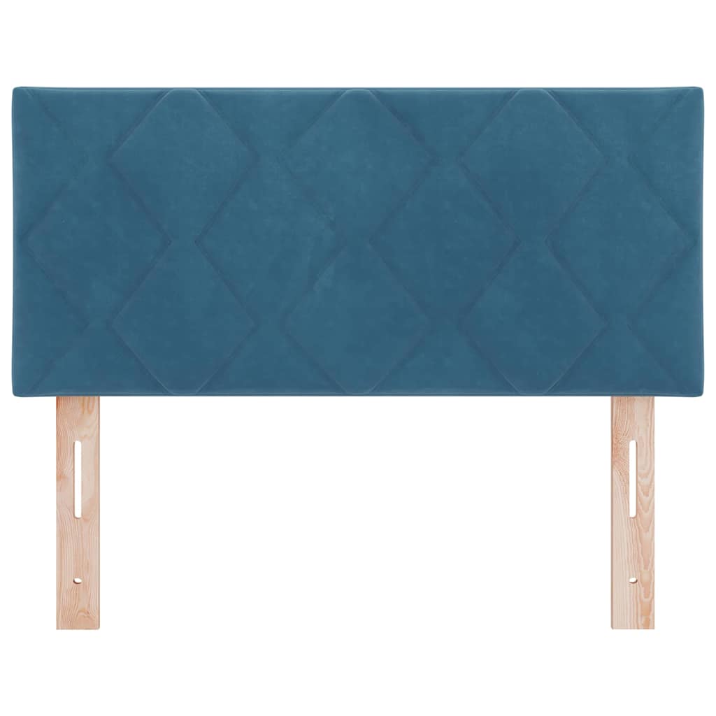 LED Hoofdbord Donkerblauw 90 cm Nep Leer is nu te koop bij PeponiXL, paradijselijk wonen!