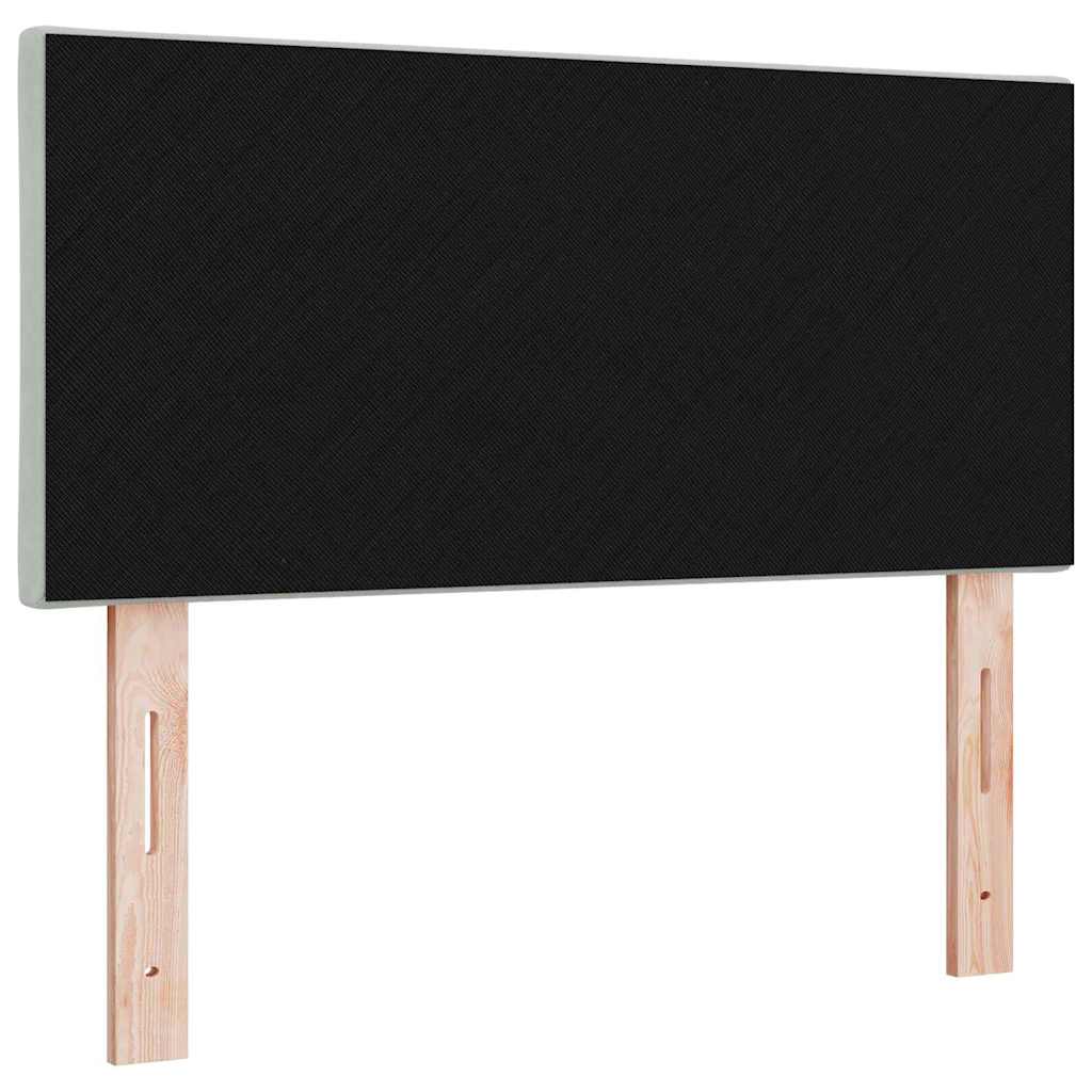 LED Hoofdbord Lichtgrijs 100 cm Fluweel is nu te koop bij PeponiXL, paradijselijk wonen!