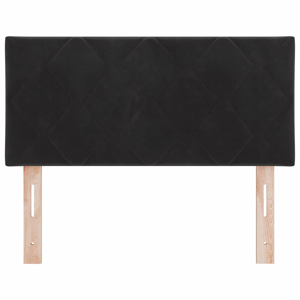 LED Hoofdbord Zwart 100 cm Fluweel is nu te koop bij PeponiXL, paradijselijk wonen!