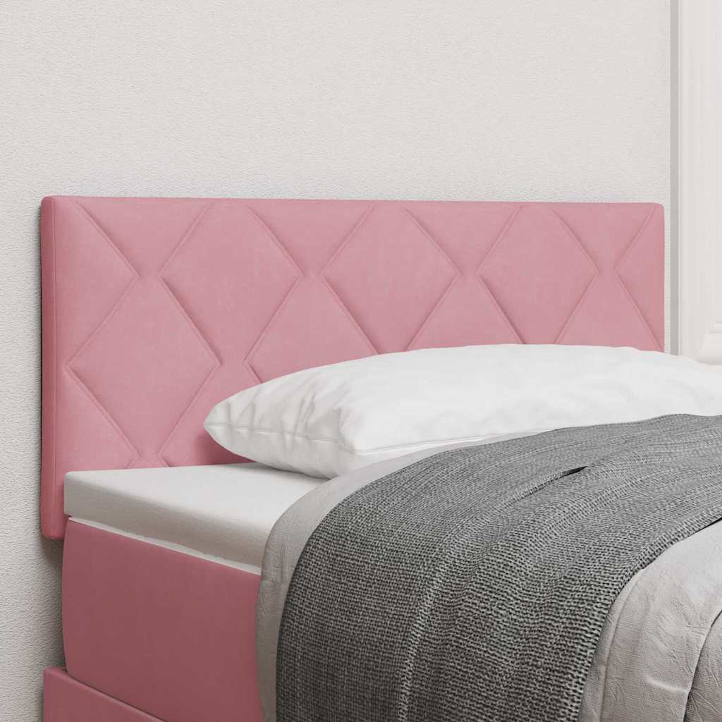 LED Hoofdbord Roze 100 cm Fluweel is nu te koop bij PeponiXL, paradijselijk wonen!