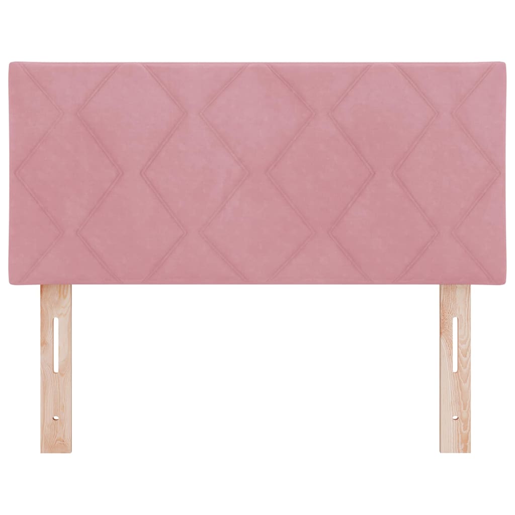 LED Hoofdbord Roze 100 cm Fluweel is nu te koop bij PeponiXL, paradijselijk wonen!