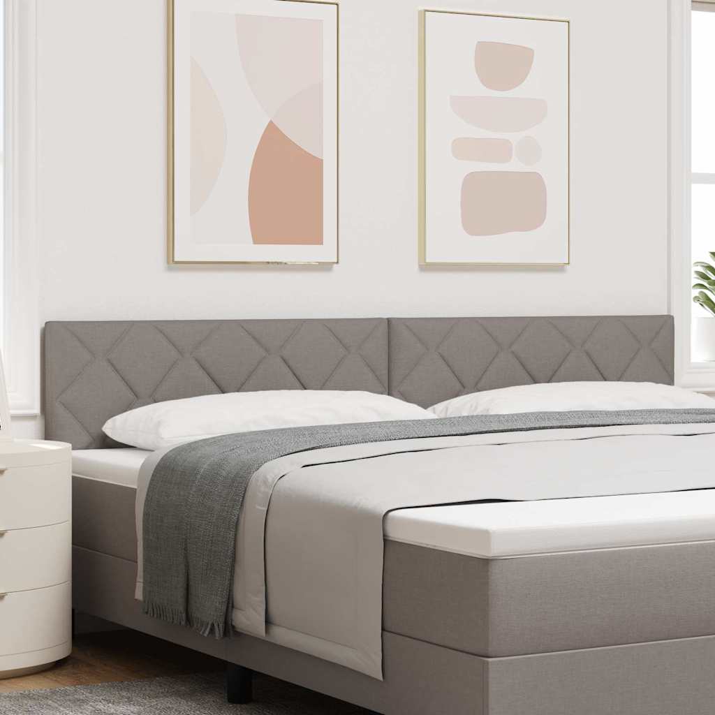 LED Hoofdbord Taupe 200 cm Stof is nu te koop bij PeponiXL, paradijselijk wonen!