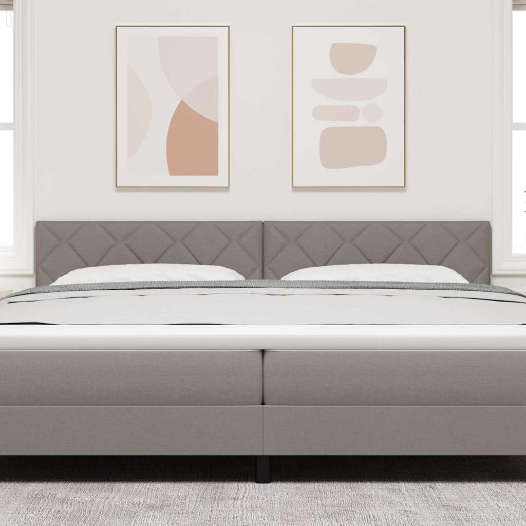 LED Hoofdbord Taupe 200 cm Stof is nu te koop bij PeponiXL, paradijselijk wonen!