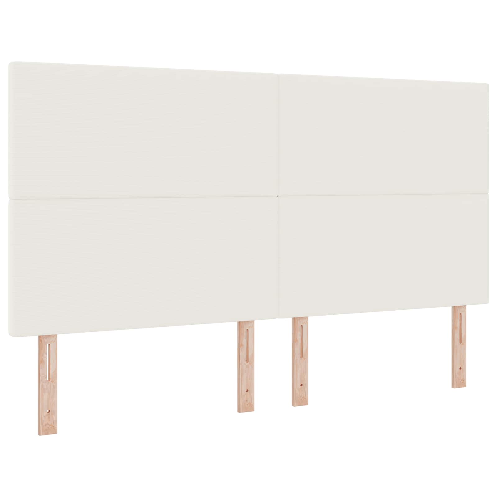 LED Hoofdbord met LED-stripverlichting Crème 180 cm Katoen Stof is nu te koop bij PeponiXL, paradijselijk wonen!