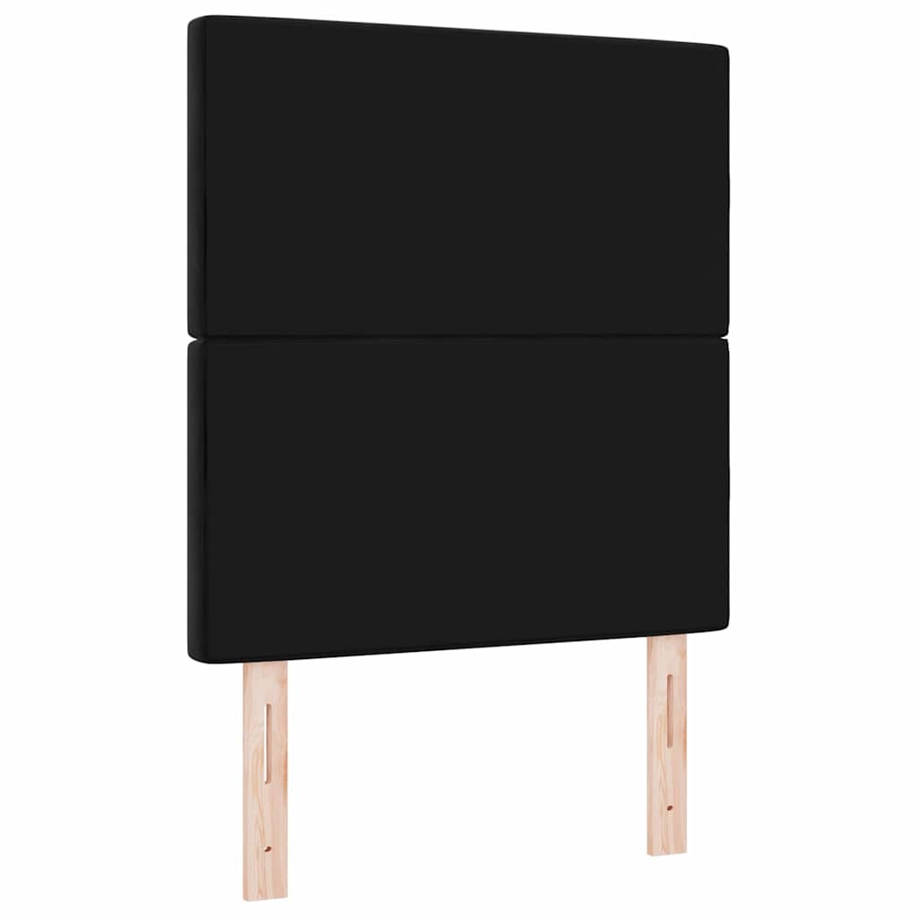 LED Hoofdbord met LED-stripverlichting Zwart 80 cm Fluweel is nu te koop bij PeponiXL, paradijselijk wonen!