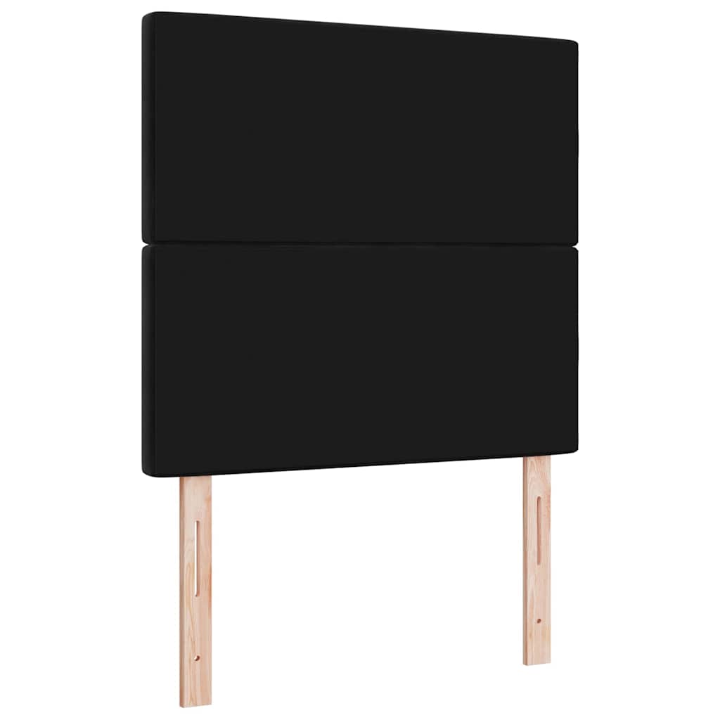 LED Hoofdbord met LED-stripverlichting Zwart 100 cm Fluweel is nu te koop bij PeponiXL, paradijselijk wonen!