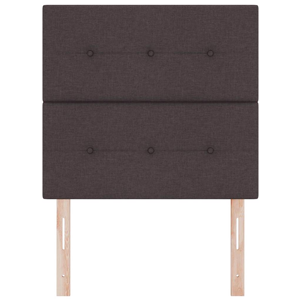 LED Hoofdbord met LED-stripverlichting Donkerbruin 80 cm Stof is nu te koop bij PeponiXL, paradijselijk wonen!