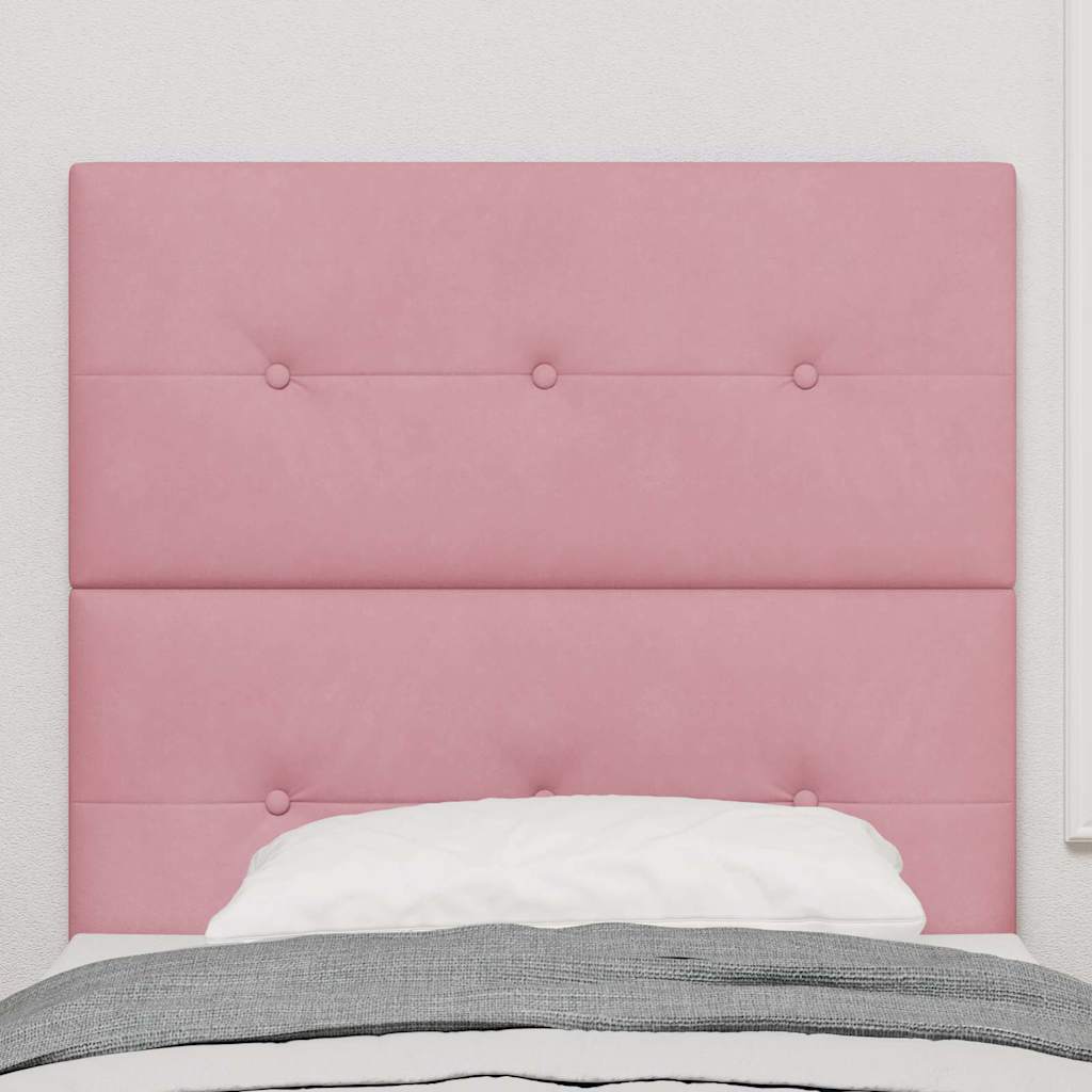 LED Hoofdbord met LED-stripverlichting Roze 80 cm Fluweel is nu te koop bij PeponiXL, paradijselijk wonen!
