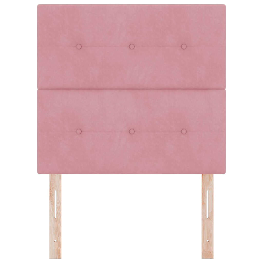 LED Hoofdbord met LED-stripverlichting Roze 80 cm Fluweel is nu te koop bij PeponiXL, paradijselijk wonen!