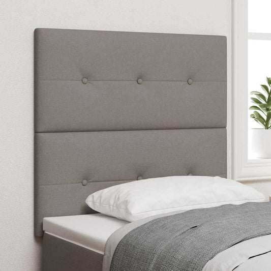 LED Hoofdbord met LED-stripverlichting Taupe 90 cm Stof is nu te koop bij PeponiXL, paradijselijk wonen!