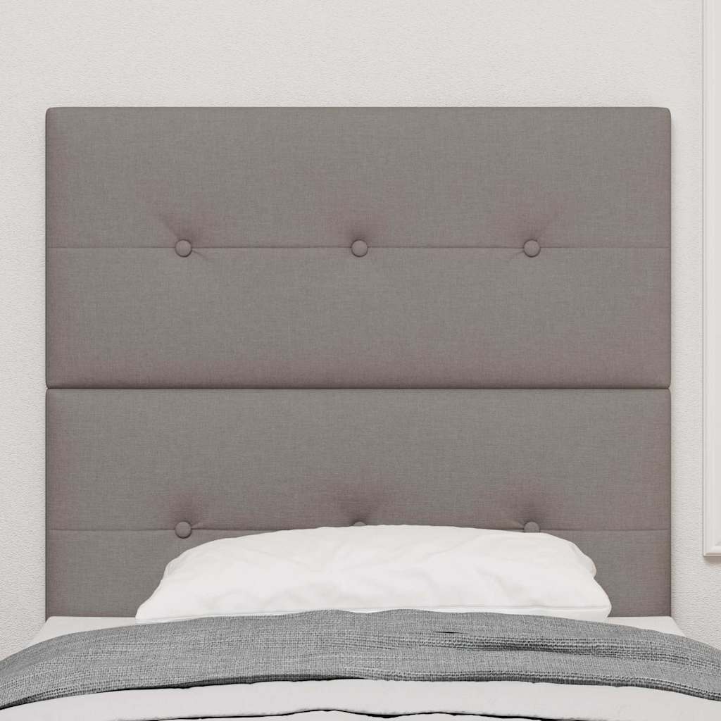 LED Hoofdbord met LED-stripverlichting Taupe 90 cm Stof is nu te koop bij PeponiXL, paradijselijk wonen!
