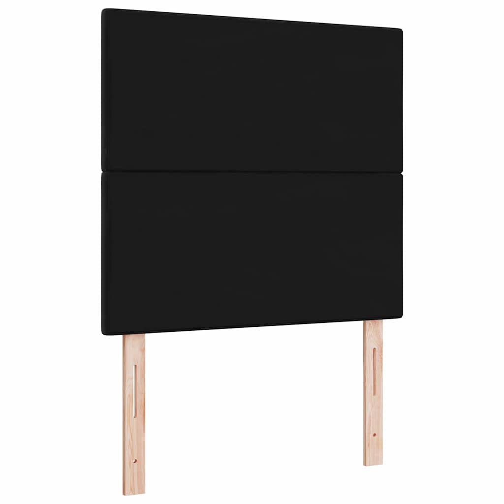 LED Hoofdbord met LED-stripverlichting Zwart 90 cm Fluweel is nu te koop bij PeponiXL, paradijselijk wonen!