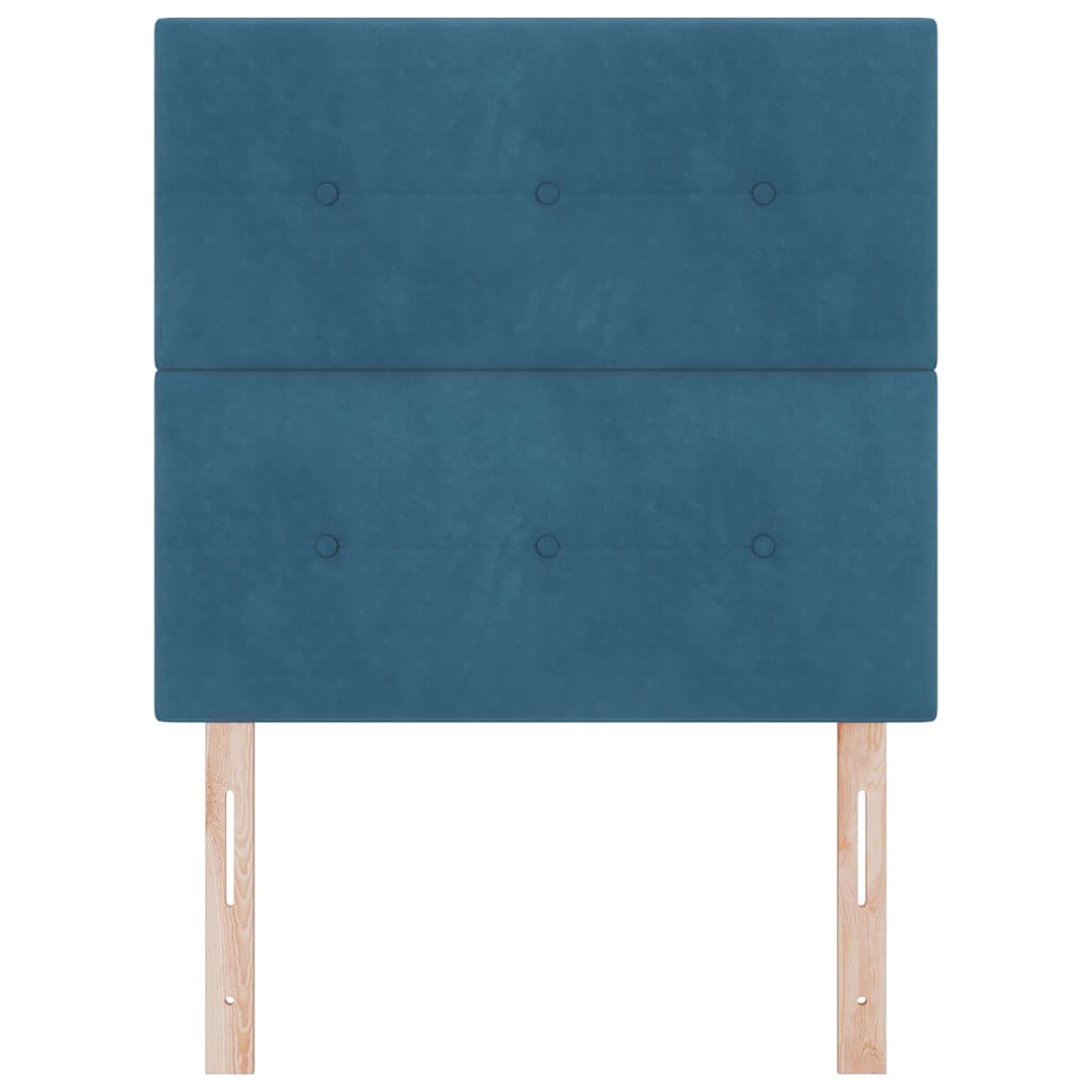 LED Hoofdbord met LED-stripverlichting Blauw 90 cm Fluweel is nu te koop bij PeponiXL, paradijselijk wonen!