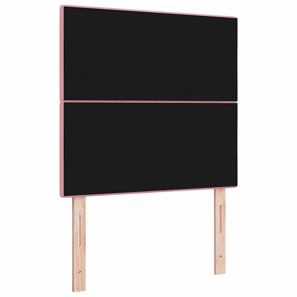 LED Hoofdbord met LED-stripverlichting Roze 90 cm Fluweel is nu te koop bij PeponiXL, paradijselijk wonen!