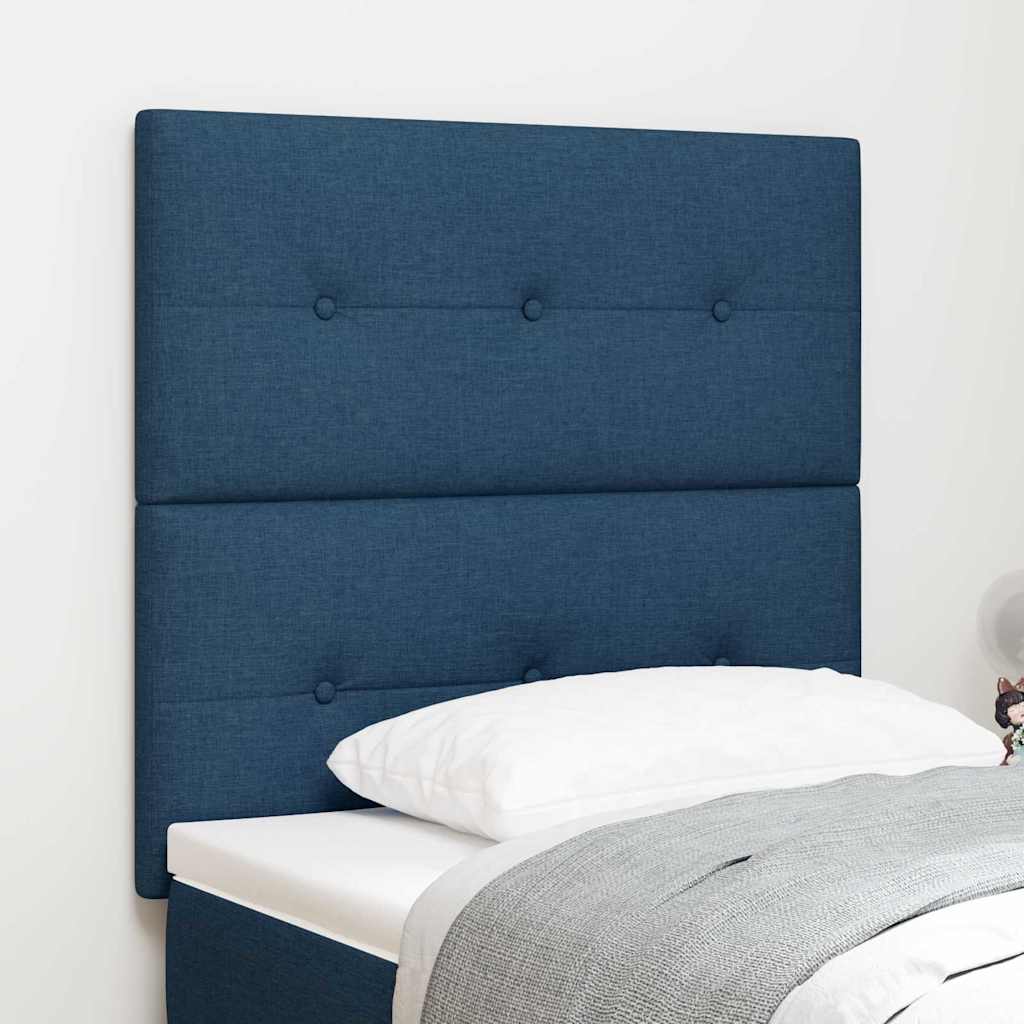 LED Hoofdbord met LED-stripverlichting Blauw 100 cm Stof is nu te koop bij PeponiXL, paradijselijk wonen!