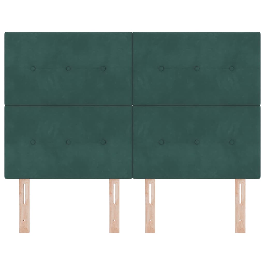 LED Hoofdbord met LED-stripverlichting Groen 144 cm Fluweel is nu te koop bij PeponiXL, paradijselijk wonen!