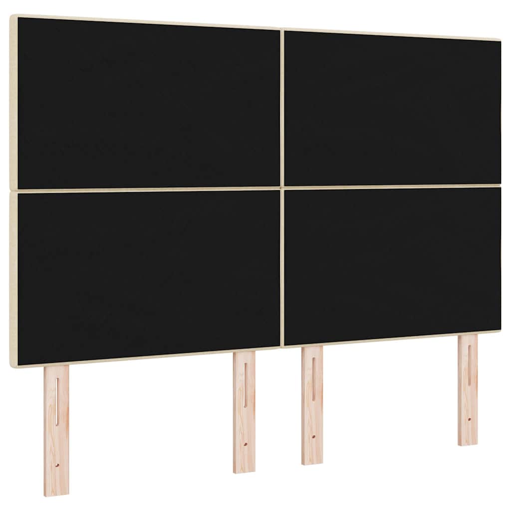 LED Hoofdbord met LED-stripverlichting Crème 160 cm Stof is nu te koop bij PeponiXL, paradijselijk wonen!