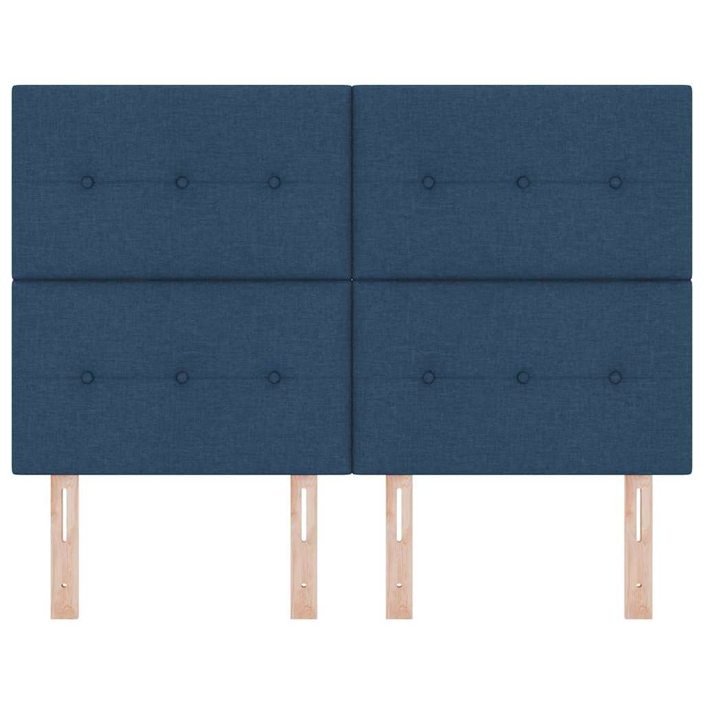 LED Hoofdbord met LED-stripverlichting Blauw 160 cm Stof is nu te koop bij PeponiXL, paradijselijk wonen!