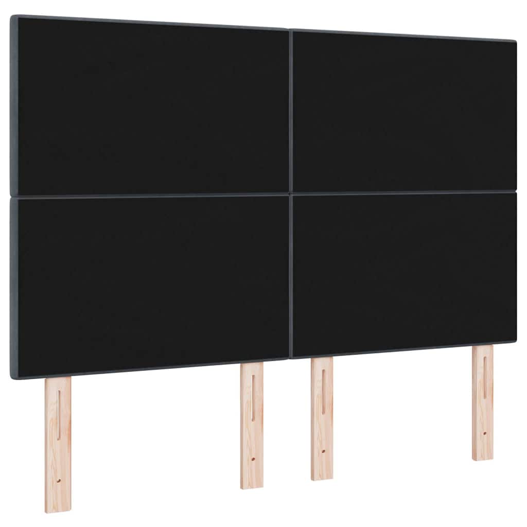 LED Hoofdbord met LED-stripverlichting Grijs 160 cm Fluweel is nu te koop bij PeponiXL, paradijselijk wonen!