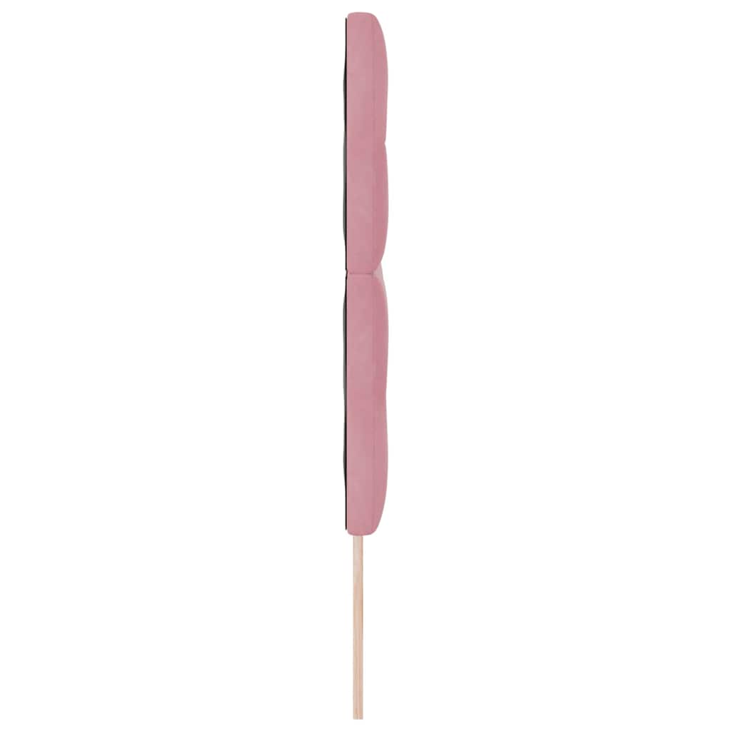 LED Hoofdbord met LED-stripverlichting Roze 160 cm Fluweel is nu te koop bij PeponiXL, paradijselijk wonen!