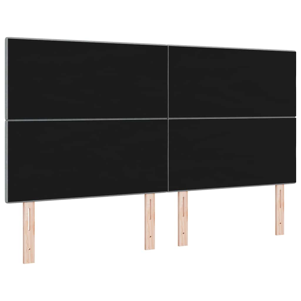 LED Hoofdbord met LED-stripverlichting Lichtgrijs 180 cm Stof is nu te koop bij PeponiXL, paradijselijk wonen!