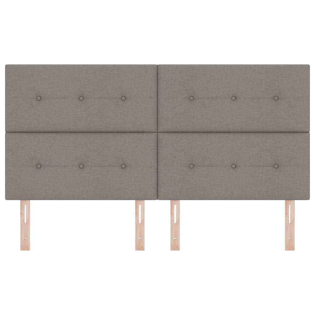 LED Hoofdbord met LED-stripverlichting Taupe 180 cm Stof is nu te koop bij PeponiXL, paradijselijk wonen!