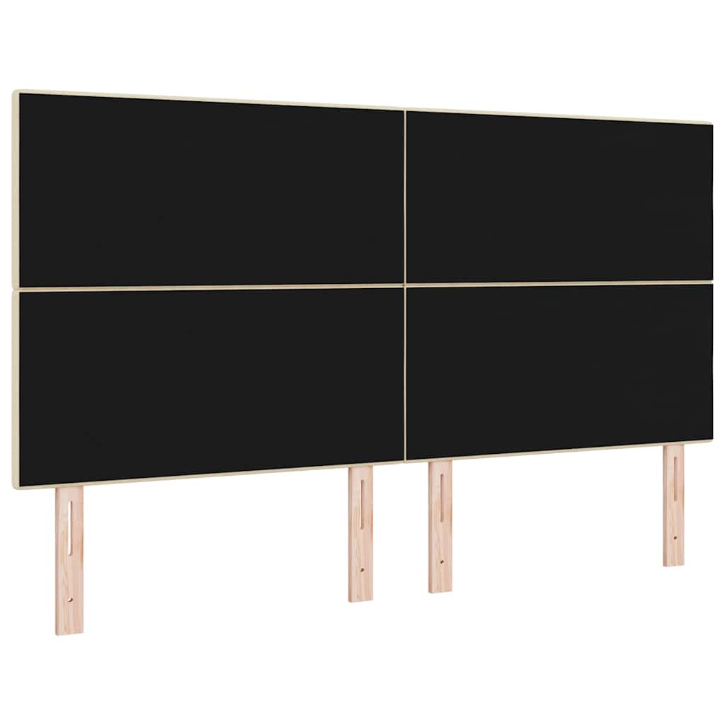LED Hoofdbord met LED-stripverlichting Crème 180 cm Stof is nu te koop bij PeponiXL, paradijselijk wonen!