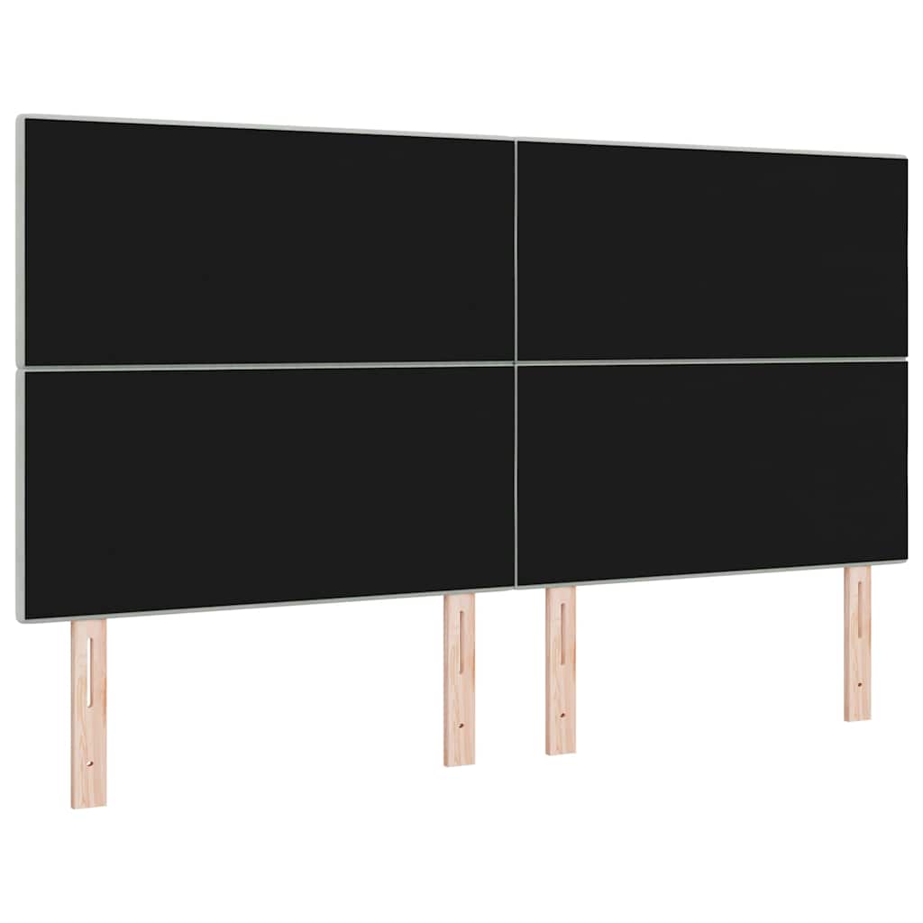 LED Hoofdbord Lichtgrijs 180 cm Fluweel is nu te koop bij PeponiXL, paradijselijk wonen!